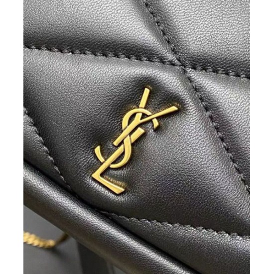 Fake YSL Saint Laurent Sade Hobo In Lambskin Black Replica