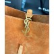 Fake YSL Saint Laurent Le 5 A 7 Supple Small In Suede Coffee Replica Fake YSL Saint Laurent Le 5 A 7 Supple Small In Suede Coffee Replica