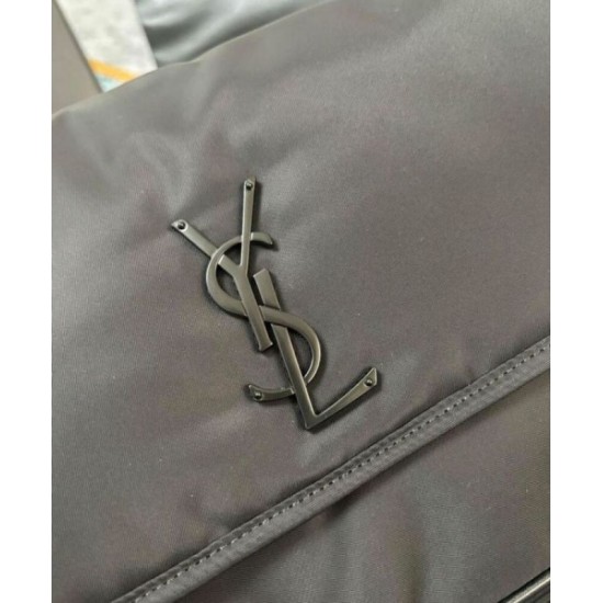 Fake YSL Saint Laurent Niki Messenger In Econyl 757146 Black Replica