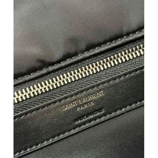 Fake YSL Saint Laurent Niki Messenger In Econyl 757146 Black Replica