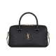 Replica YSL Saint Laurent Lyia Duffle In Quilted Lambskin Black