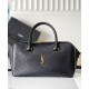 Replica YSL Saint Laurent Lyia Duffle In Quilted Lambskin Black