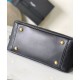 Replica YSL Saint Laurent Lyia Duffle In Quilted Lambskin Black