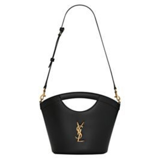 Replica YSL Saint Laurent Celia Mini Tote In Smooth Leather Black