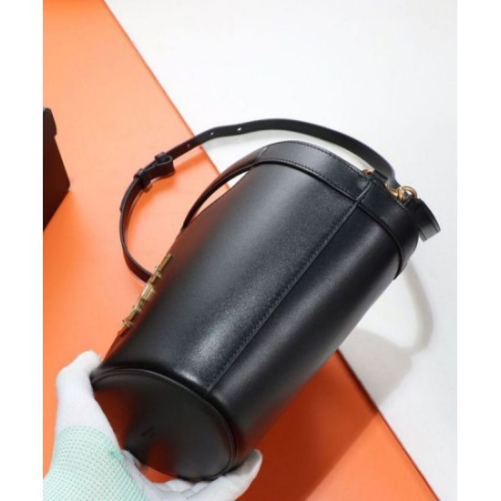 Replica YSL Saint Laurent Celia Mini Tote In Smooth Leather Black