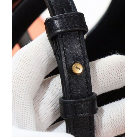 Replica YSL Saint Laurent Celia Mini Tote In Smooth Leather Black
