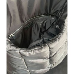 Replica YSL Saint Laurent Puffer Messenger Bag In Econyl Regenerated Nylon Black