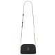 Replica YSL Saint Laurent Gaby Zipped Pouch In Quilted Lambskin Black