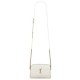 Replica YSL Saint Laurent Gaby Zipped Pouch In Quilted Lambskin Cream