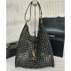 Fake YSL Saint Laurent Oxalis Bag In Raffia Macrame Black Replica