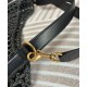 Fake YSL Saint Laurent Oxalis Bag In Raffia Macrame Black Replica