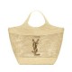 Fake YSL Saint Laurent Icare In Raffia Apricot Replica