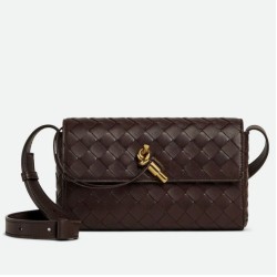 Fake Bottega Veneta Mini Andiamo Cross-Body Bag Fondant Intrecciato Lambskin Replica