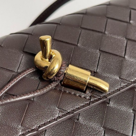 Fake Bottega Veneta Mini Andiamo Cross-Body Bag Fondant Intrecciato Lambskin Replica