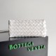 Replica Bottega Veneta Small Andiamo Bag White Intrecciato Lambskin