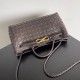 Replica Bottega Veneta Andiamo Small East/West Bag Fondant Intrecciato Lambskin
