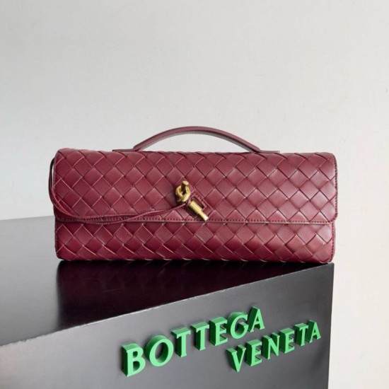 Replica Bottega Veneta Andiamo Clutch with Handle Barolo Intrecciato Lambskin Replica Bottega Veneta Andiamo Clutch with Handle Barolo Intrecciato Lambskin