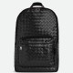 Fake Bottega Veneta Medium Backpack Black Intrecciato Calfskin Replica