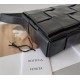 Replica Bottega Veneta Cassett Bag Black Wrinkled Calfskin