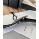 Replica Bottega Veneta Cassett Bag Black Wrinkled Calfskin