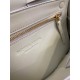 Replica Bottega Veneta Cassette Bag White Grained 