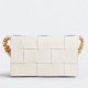 Replica Bottega Veneta Cassette Bag White Grained 
