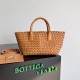 Replica Bottega Veneta Mini Cabat Bag Caramel Intrecciato Lambskin Replica Bottega Veneta Mini Cabat Bag Caramel Intrecciato Lambskin