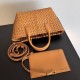 Replica Bottega Veneta Mini Cabat Bag Caramel Intrecciato Lambskin Replica Bottega Veneta Mini Cabat Bag Caramel Intrecciato Lambskin