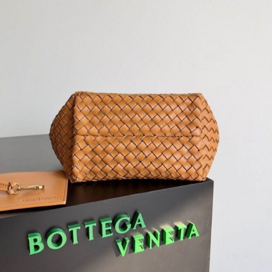 Replica Bottega Veneta Mini Cabat Bag Caramel Intrecciato Lambskin Replica Bottega Veneta Mini Cabat Bag Caramel Intrecciato Lambskin