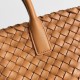 Replica Bottega Veneta Mini Cabat Bag Caramel Intrecciato Lambskin Replica Bottega Veneta Mini Cabat Bag Caramel Intrecciato Lambskin