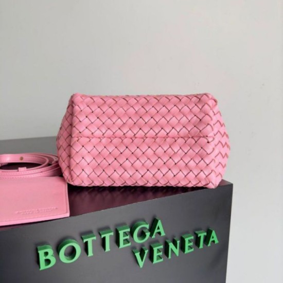 Fake Bottega Veneta Mini Cabat Bag Ribbon Intrecciato Lambskin Replica