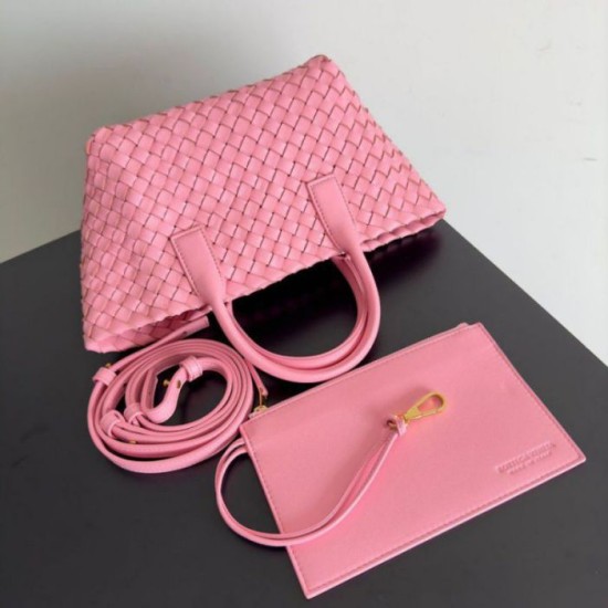 Fake Bottega Veneta Mini Cabat Bag Ribbon Intrecciato Lambskin Replica