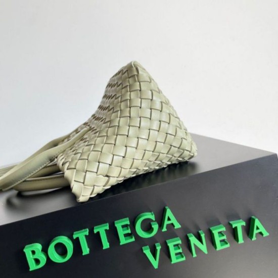 Fake Bottega Veneta Mini Cabat Bag Travertine Intrecciato Lambskin Replica Replica Bottega Veneta Mini Cabat Bag Travertine Intrecciato Lambskin