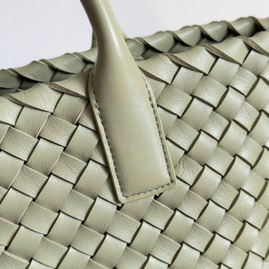 Fake Bottega Veneta Mini Cabat Bag Travertine Intrecciato Lambskin Replica Replica Bottega Veneta Mini Cabat Bag Travertine Intrecciato Lambskin