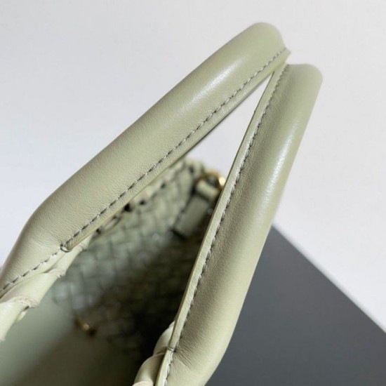 Fake Bottega Veneta Mini Cabat Bag Travertine Intrecciato Lambskin Replica Replica Bottega Veneta Mini Cabat Bag Travertine Intrecciato Lambskin