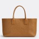 Replica Bottega Veneta Medium Cabat Bag Caramel Intrecciato Lambskin