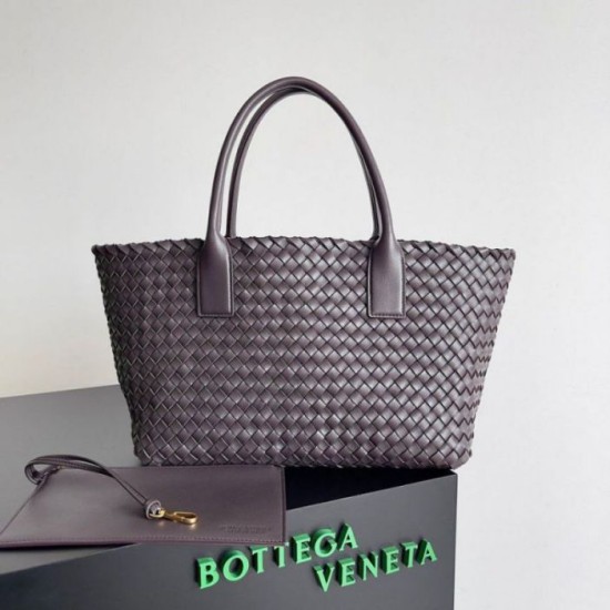Fake Bottega Veneta Medium Cabat Bag Fondant Intrecciato Lambskin Replica