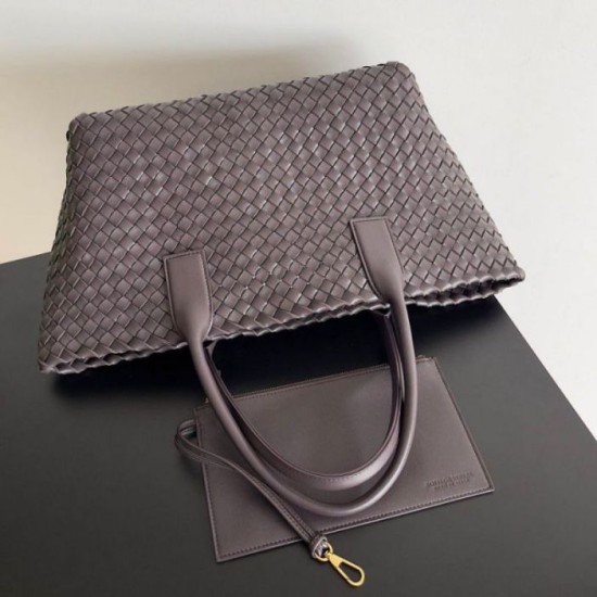 Fake Bottega Veneta Medium Cabat Bag Fondant Intrecciato Lambskin Replica