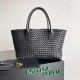 Replica Bottega Veneta Medium Cabat Bag Black Intrecciato Lambskin Replica Bottega Veneta Medium Cabat Bag Black Intrecciato Lambskin