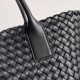 Replica Bottega Veneta Medium Cabat Bag Black Intrecciato Lambskin Replica Bottega Veneta Medium Cabat Bag Black Intrecciato Lambskin