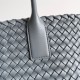 Replica Bottega Veneta Cabat Medium Bag Thunder Intrecciato Lambskin