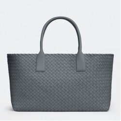 Replica Bottega Veneta Cabat Medium Bag Thunder Intrecciato Lambskin