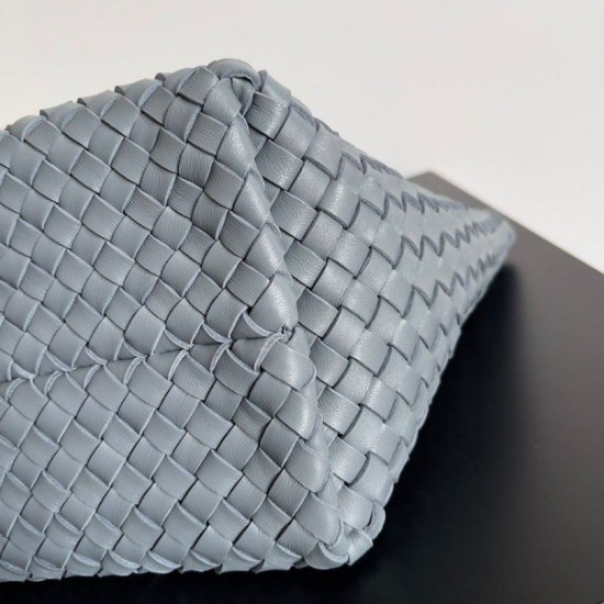 Replica Bottega Veneta Cabat Medium Bag Thunder Intrecciato Lambskin