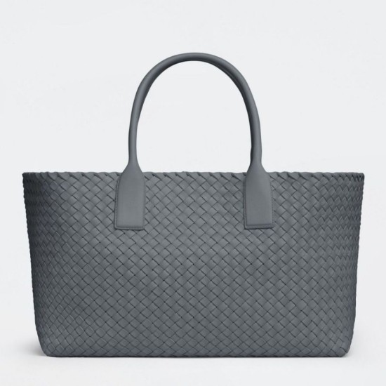 Replica Bottega Veneta Cabat Medium Bag Thunder Intrecciato Lambskin