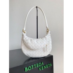 Replica Bottega Veneta Gemelli Small Bag White Intrecciato Lambskin