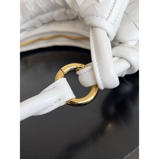 Replica Bottega Veneta Gemelli Small Bag White Intrecciato Lambskin Replica Bottega Veneta Gemelli Small Bag White Intrecciato Lambskin