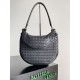 Replica Bottega Veneta Gemelli Medium Bag Black Intrecciato Lambskin