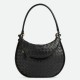 Replica Bottega Veneta Gemelli Medium Bag Black Intrecciato Lambskin