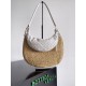 Fake Bottega Veneta Gemelli Medium Bag Natural Raffia Replica