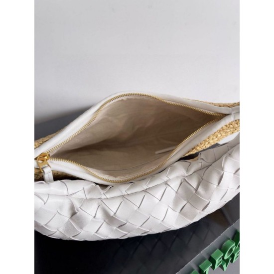Fake Bottega Veneta Gemelli Medium Bag Natural Raffia Replica
